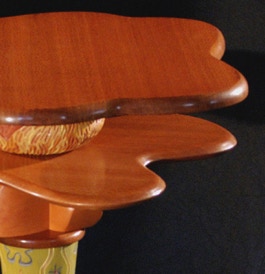 Original sculpted carved side table