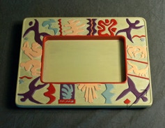 wood tray inspired by Matisse